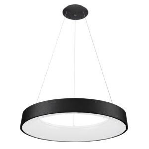 Pendant lamp Lux Giulia – modern pendant lamp in black and aluminium acrylic