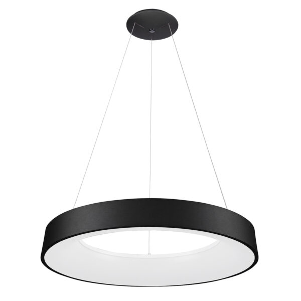 Pendant lamp Lux Giulia – modern pendant lamp in black and aluminium acrylic