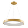Pendant lamp Lux Giulia 80w – modern pendant lamp in golden brushed and aluminium acrylic