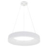 Pendant lamp Lux Giulia – modern pendant lamp in white and aluminium acrylic