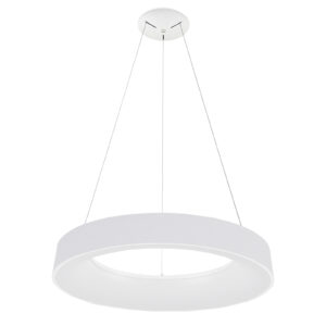 Pendant lamp Lux Giulia – modern pendant lamp in white and aluminium acrylic