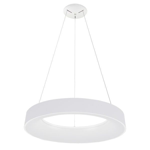 Pendant lamp Lux Giulia – modern pendant lamp in white and aluminium acrylic