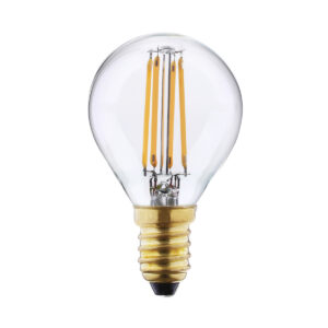 Retro LED bulb Lux P45 Clear 4K – retro led bulbs in transparent and metal alloy