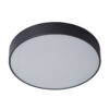 Flush mount ceiling light Lux Orbital 30w – flush mount ceiling lights in sandblasted black and acrylic