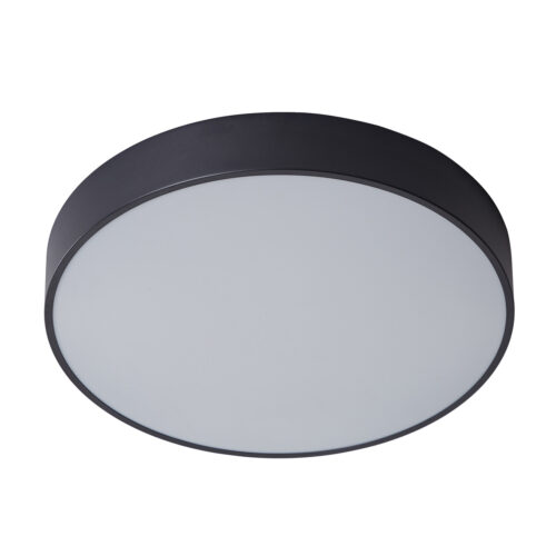 Flush mount ceiling light Lux Orbital 30w – flush mount ceiling lights in sandblasted black and acrylic