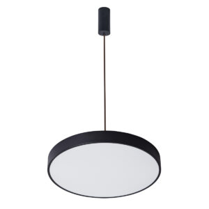 Pendant lamp Lux Orbital 30w – modern pendant lamp in sandblasted black and acrylic