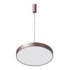 Pendant lamp Lux Orbital – modern pendant lamp in coffee sandblasted and acrylic