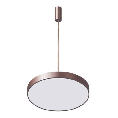 Pendant lamp Lux Orbital – modern pendant lamp in coffee