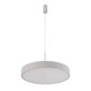 Pendant lamp Lux Orbital – modern pendant lamp in sandy white and acrylic