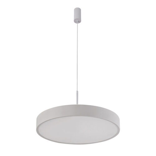 Pendant lamp Lux Orbital – modern pendant lamp in sandy white and acrylic