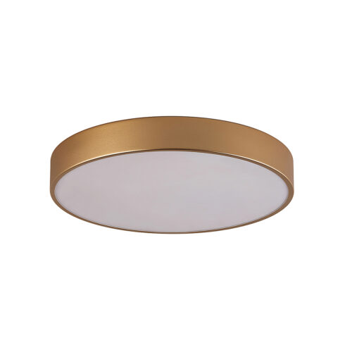 Flush mount ceiling light Lux Orbital 35w – flush mount ceiling lights in golden sandblasted and acrylic
