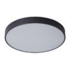Flush mount ceiling light Lux Orbital – flush mount ceiling lights in sandblasted black and acrylic