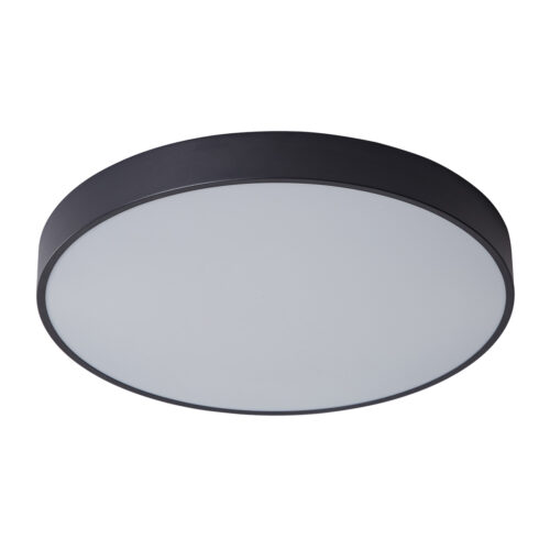 Flush mount ceiling light Lux Orbital – flush mount ceiling lights in sandblasted black and acrylic