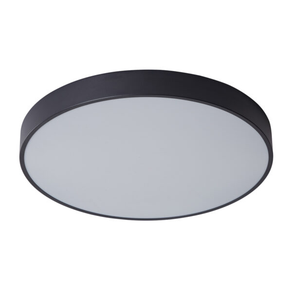 Flush mount ceiling light Lux Orbital – flush mount ceiling lights in sandblasted black and acrylic