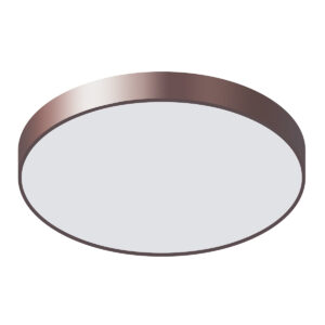 Flush mount ceiling light Lux Orbital – flush mount ceiling lights in coffee sandblasted and acrylic
