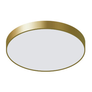 Flush mount ceiling light Lux Orbital – flush mount ceiling lights in golden sandblasted and acrylic