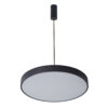 Pendant lamp Lux Orbital – modern pendant lamp in sandblasted black and acrylic