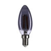 Retro LED bulb Lux E14 4W 2200K Dimm Smoke – retro led bulbs in white and metal alloy