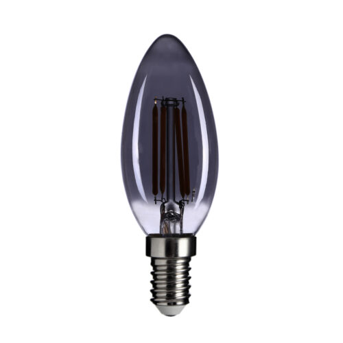 Retro LED bulb Lux E14 4W 2200K Dimm Smoke – retro led bulbs in white and metal alloy