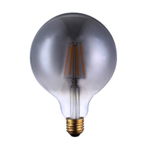 Retro LED bulb Lux E27 4W 2200K Dimm Smoke – retro led bulbs in graphite and metal alloy