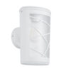 Outdoor wall light Lux Paco White – outdoor wall lights in white and aluminum