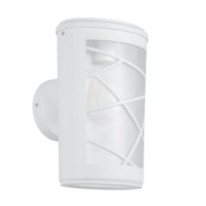 Outdoor wall light Lux Paco White – outdoor wall lights in white and aluminum