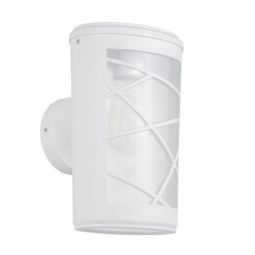 Outdoor wall light Lux Paco White – outdoor wall lights in white and aluminum