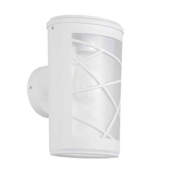 Outdoor wall light Lux Paco White – outdoor wall lights in white and aluminum