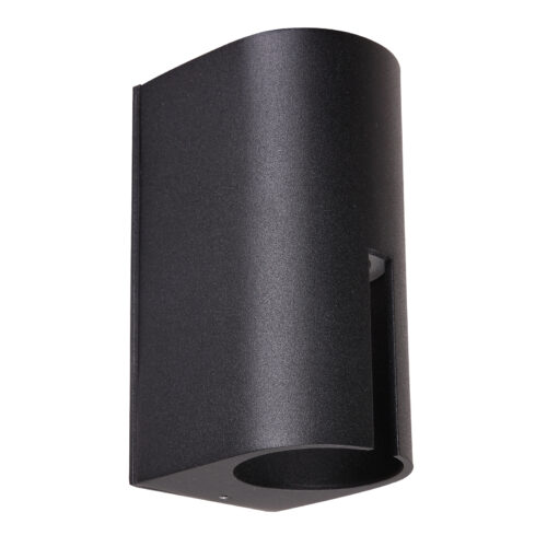 Outdoor wall light Lux Rovigo – outdoor wall lights in black and aluminum