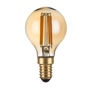 Retro LED bulb Lux E14 4W 2200K Dimm Amber 4w – retro led bulbs in white and metal alloy