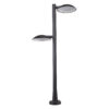 Outdoor floor light Lux Piombino – outdoor floor lights in black and aluminum