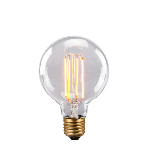Retro LED bulb Lux LED bulb E27 6W – retro led bulbs in transparent and metal alloy