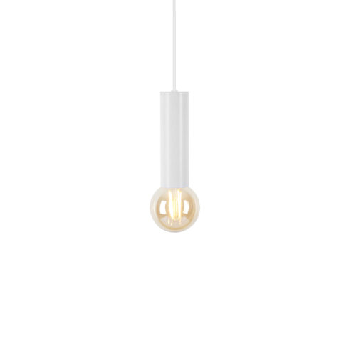Track light projector Lux Marvi TR Dolores – adjustable track lighting in matt white and steel