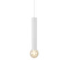 Track light projector Lux Marvi TR Dolores – adjustable track lighting in matt white and steel