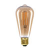 Retro LED bulb Lux E27 6W 2200K 3S Dimm Amber – retro led bulbs in amber and metal alloy