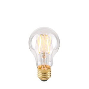 Retro LED bulb Lux E27 4W 2200K Warm A60 Clear – retro led bulbs in transparent and metal alloy