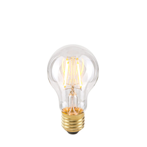 Retro LED bulb Lux E27 4W 2200K Warm A60 Clear – retro led bulbs in transparent and metal alloy