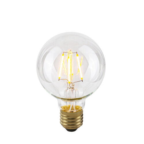 Retro LED bulb Lux E27 4W 2200K G80 Clear – retro led bulbs in transparent and metal alloy