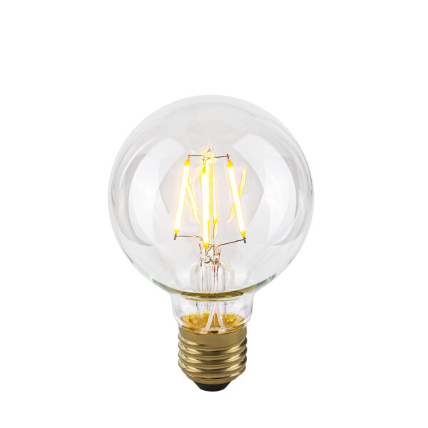 Retro LED bulb Lux E27 4W 2200K G80 Clear – retro led bulbs in transparent and metal alloy