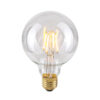 Retro LED bulb Lux E27 4W 2200K G95 Clear – retro led bulbs in transparent and metal alloy