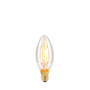 Retro LED bulb Lux E14 4W 2200K B35 Clear – retro led bulbs in transparent and metal alloy
