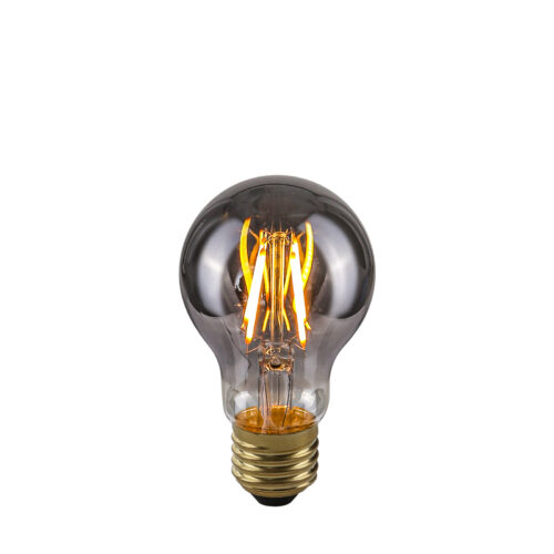 Retro LED bulb Lux E27 4W 2200K A60 Smoke – retro led bulbs in smoked and metal alloy