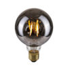 Retro LED bulb Lux E27 4W 2200K G95 Smoke – retro led bulbs in smoked and metal alloy