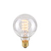 Retro LED bulb Lux E27 4W 2200K G95 Spiral Clear – retro led bulbs in transparent and metal alloy