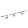 Track light set Lux Marvi TR Jazz SN – track light sets in satin nickel and metal