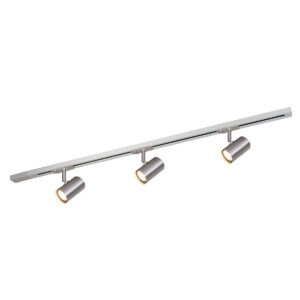 Track light set Lux Marvi TR Jazz SN – track light sets in satin nickel and metal