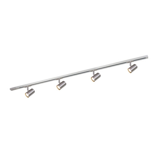 Track light set Lux Marvi TR Jazz SN 40w – track light sets in satin nickel and metal