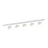 Track light set Lux Marvi TR Jazz WH – track light sets in matt white and aluminum
