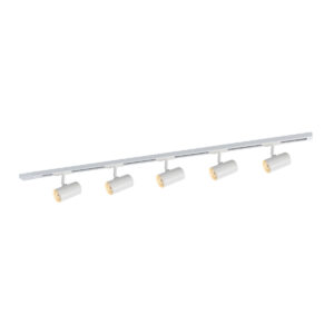 Track light set Lux Marvi TR Jazz WH – track light sets in matt white and aluminum