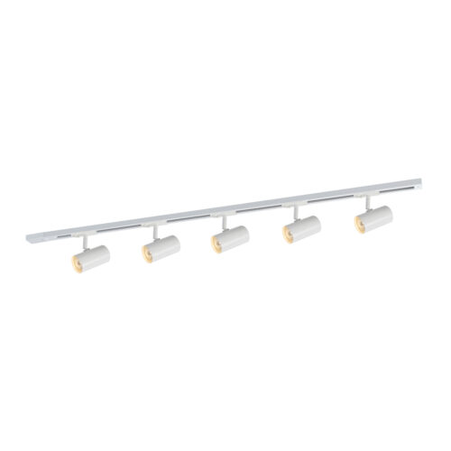 Track light set Lux Marvi TR Jazz WH – track light sets in matt white and aluminum